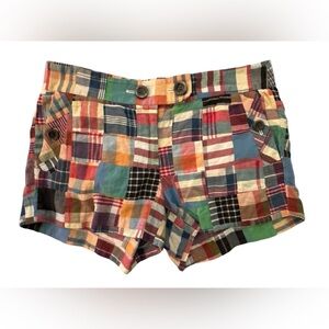 J. Crew Multicolor Madras Plaid Women's Shorts